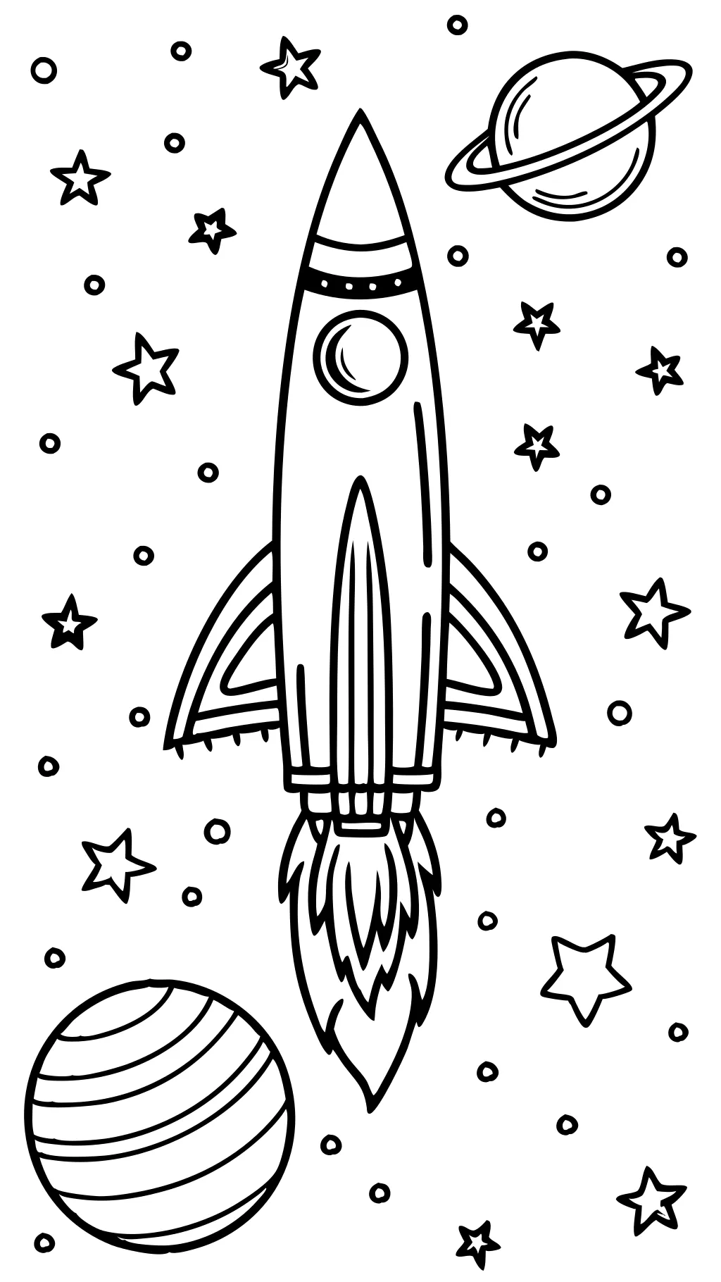 space ship coloring pages